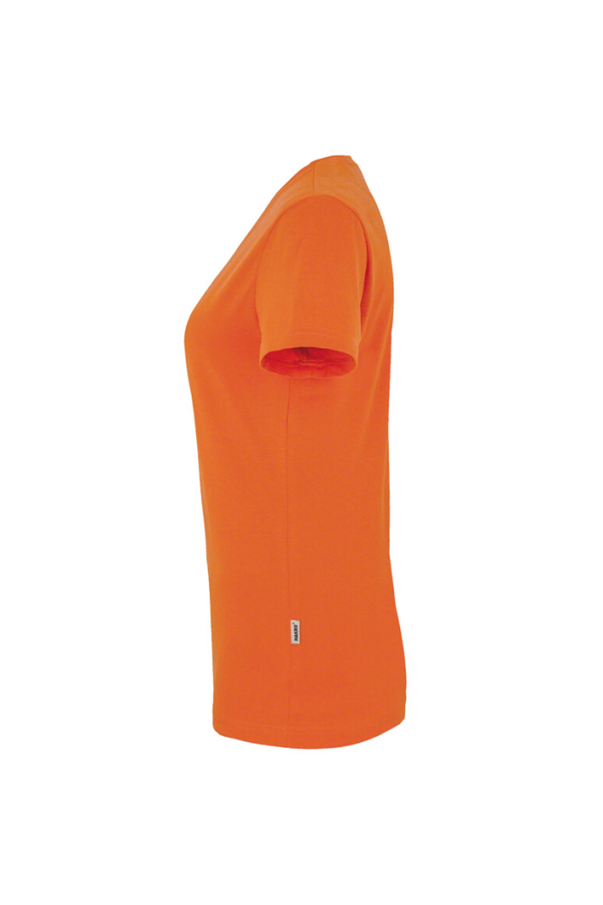 HAKRO Damen V-Shirt MIKRALINAR®, orange, XL