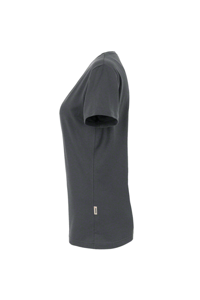 HAKRO Damen V-Shirt MIKRALINAR®, anthrazit, 4XL