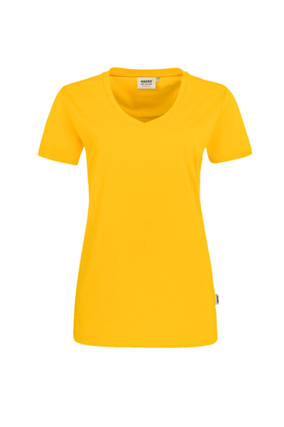 HAKRO Damen V-Shirt MIKRALINAR®, sonne