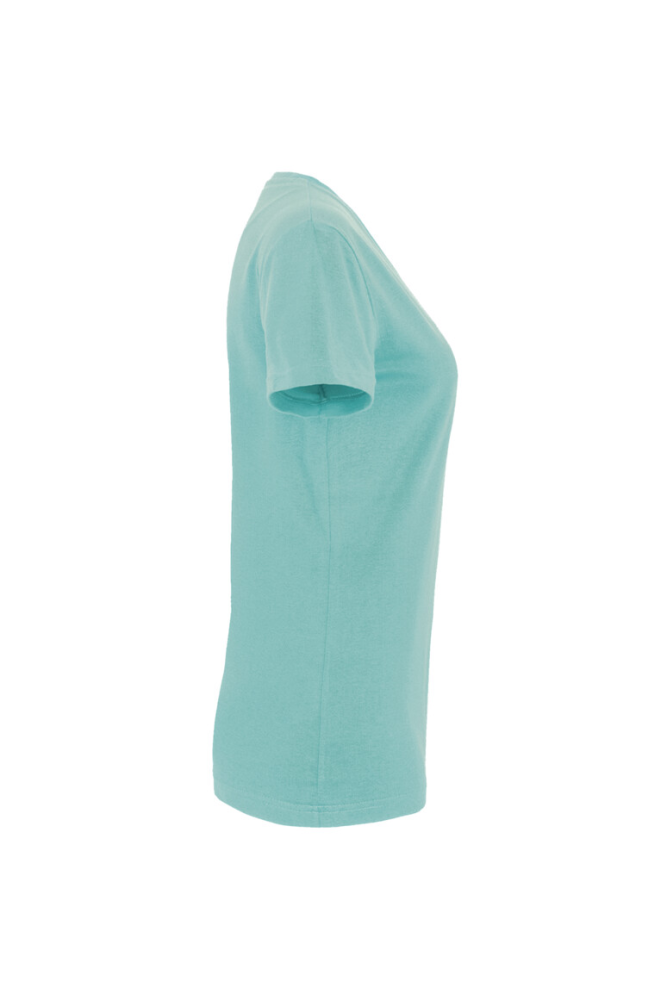 HAKRO Damen V-Shirt MIKRALINAR®, eisgrün, M