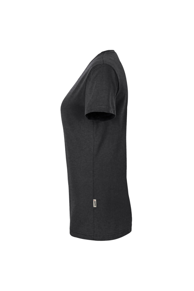 HAKRO Damen V-Shirt MIKRALINAR®, karbongrau, 6XL