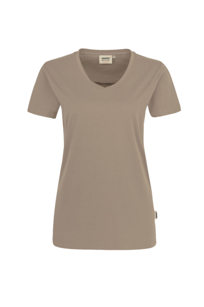 HAKRO Damen V-Shirt MIKRALINAR®, khaki