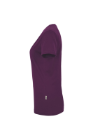 HAKRO Damen V-Shirt MIKRALINAR®, aubergine, L