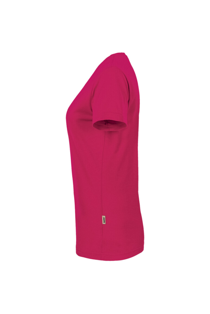 HAKRO Damen V-Shirt MIKRALINAR®, magenta, 2XL