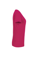 HAKRO Damen V-Shirt MIKRALINAR®, magenta, 2XL