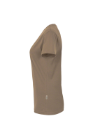 HAKRO Damen V-Shirt MIKRALINAR®, nougat, S