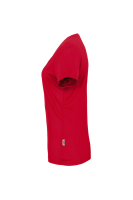 HAKRO Damen V-Shirt COOLMAX®, rot, 3XL