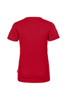 HAKRO Damen V-Shirt COOLMAX®, rot, 3XL