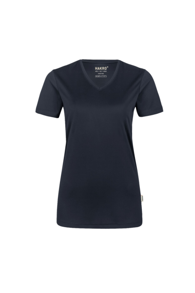 HAKRO Damen V-Shirt COOLMAX®, tinte