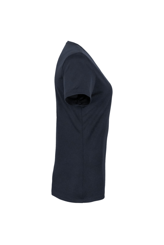 HAKRO Damen V-Shirt COOLMAX®, tinte, 3XL