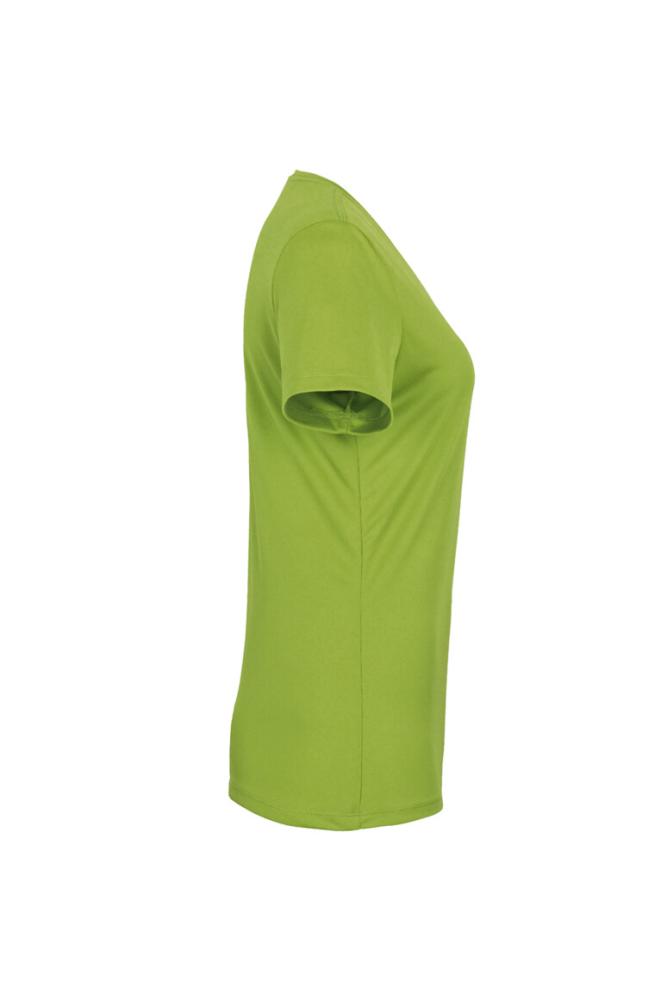 HAKRO Damen V-Shirt COOLMAX®, kiwi, L