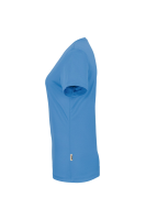 HAKRO Damen V-Shirt COOLMAX®, malibublau, M