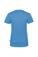 HAKRO Damen V-Shirt COOLMAX®, malibublau, M