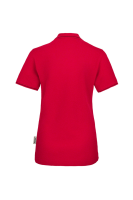 HAKRO Damen Poloshirt Casual, rot/schwarz, L
