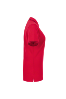 HAKRO Damen Poloshirt Casual, rot/schwarz, L