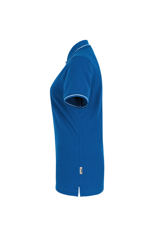 HAKRO Damen Poloshirt Casual, royalblau/weiss, L