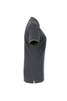 HAKRO Damen Poloshirt Casual, anthrazit/kiwi, S