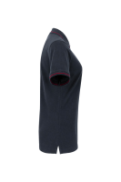 HAKRO Damen Poloshirt Casual, tinte/rot, M