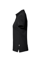 HAKRO COTTON TEC® Damen Poloshirt, schwarz, L