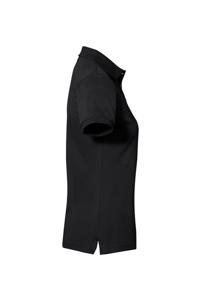 HAKRO COTTON TEC® Damen Poloshirt, schwarz, L