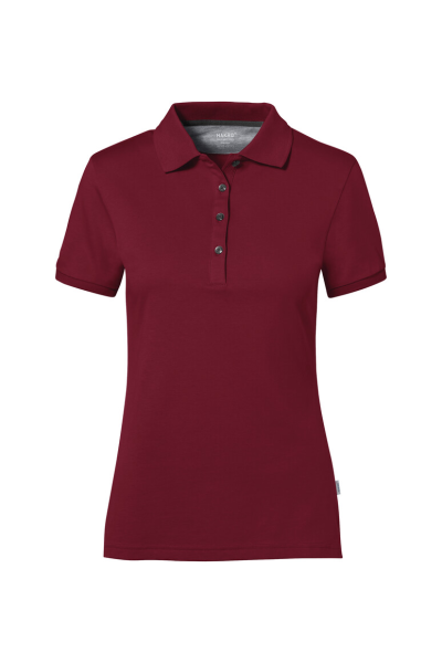 HAKRO COTTON TEC® Damen Poloshirt, weinrot