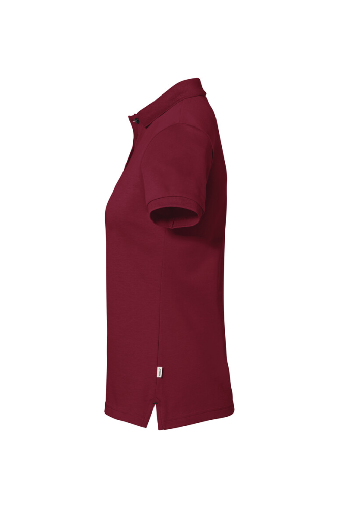 HAKRO COTTON TEC® Damen Poloshirt, weinrot, 3XL