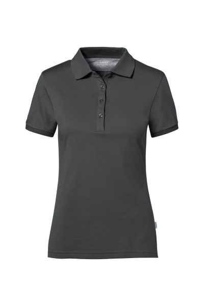 HAKRO COTTON TEC® Damen Poloshirt, anthrazit