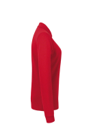 HAKRO Damen Longsleeve-Poloshirt MIKRALINAR®, rot, M
