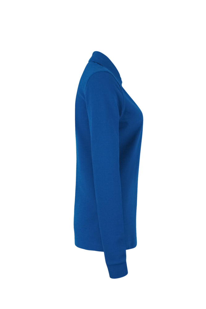 HAKRO Damen Longsleeve-Poloshirt MIKRALINAR®, royalblau, 2XL