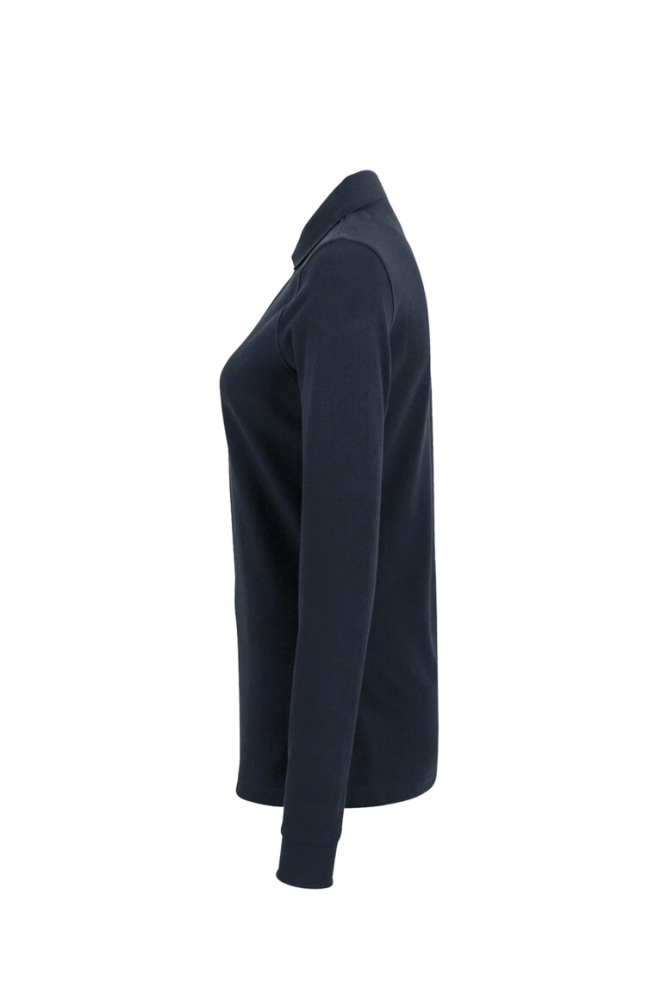 HAKRO Damen Longsleeve-Poloshirt MIKRALINAR®, tinte, M