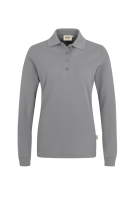 HAKRO Damen Longsleeve-Poloshirt MIKRALINAR®, titan, 4XL