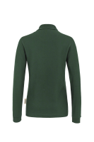 HAKRO Damen Longsleeve-Poloshirt MIKRALINAR®, tanne, S