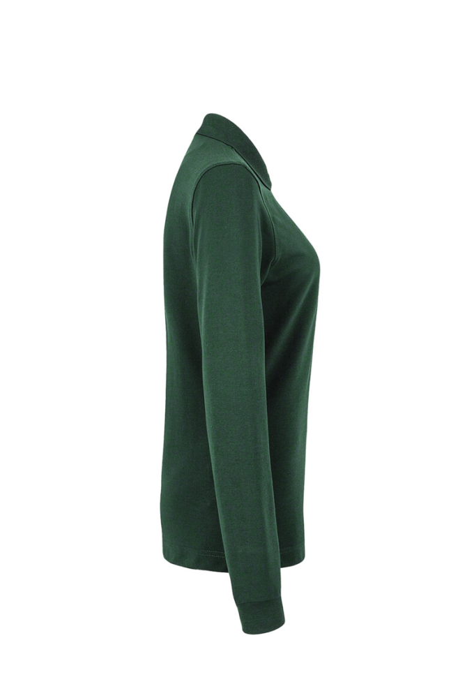 HAKRO Damen Longsleeve-Poloshirt MIKRALINAR®, tanne, S