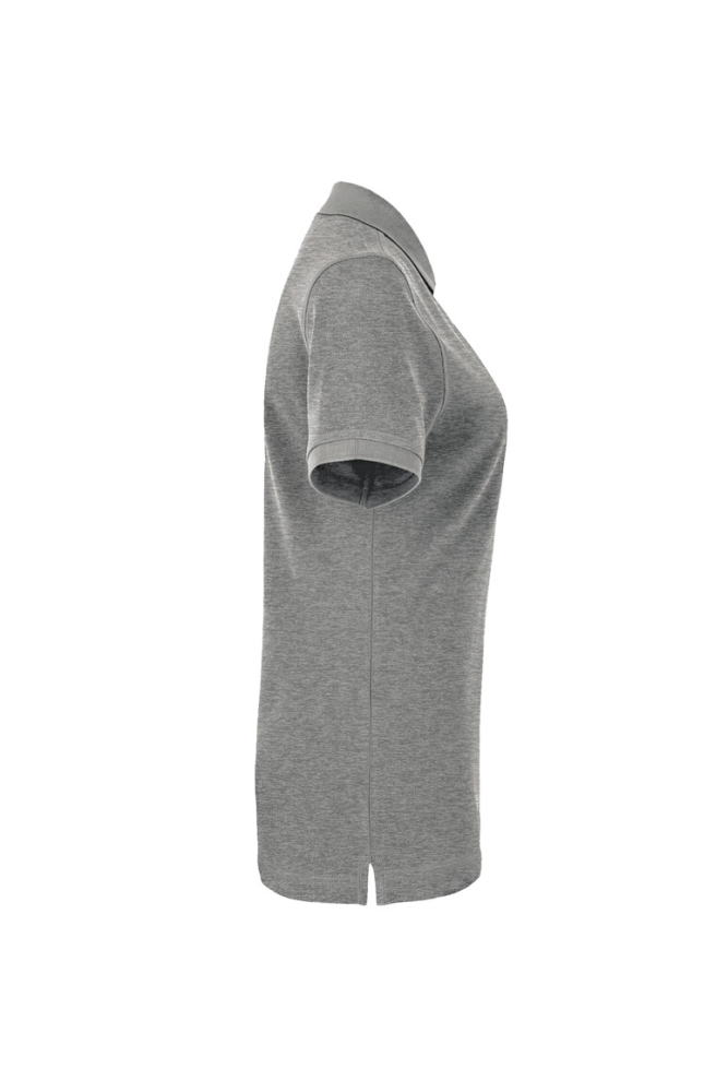 HAKRO Damen Poloshirt MIKRALINAR®, grau meliert, S