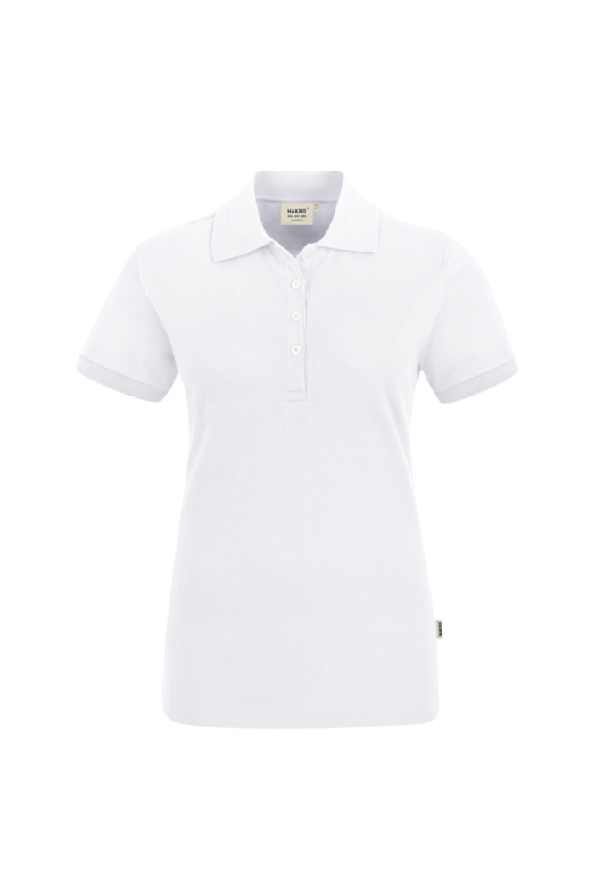 HAKRO Damen Poloshirt Stretch, weiss, 2XL