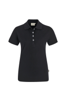 HAKRO Damen Poloshirt Stretch, schwarz, S