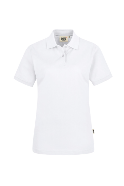 HAKRO Damen Poloshirt Top, weiss