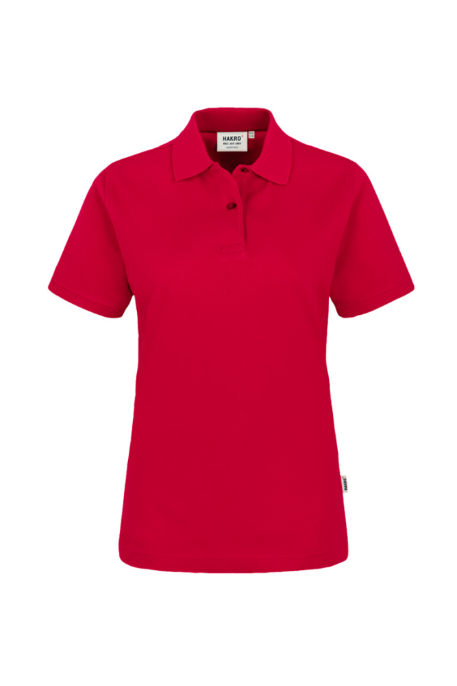 HAKRO Damen Poloshirt Top, rot, XL
