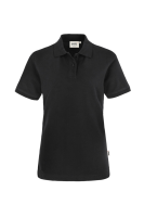HAKRO Damen Poloshirt Top, schwarz, XS