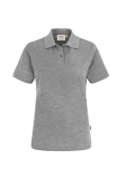 HAKRO Damen Poloshirt Top, grau meliert, L