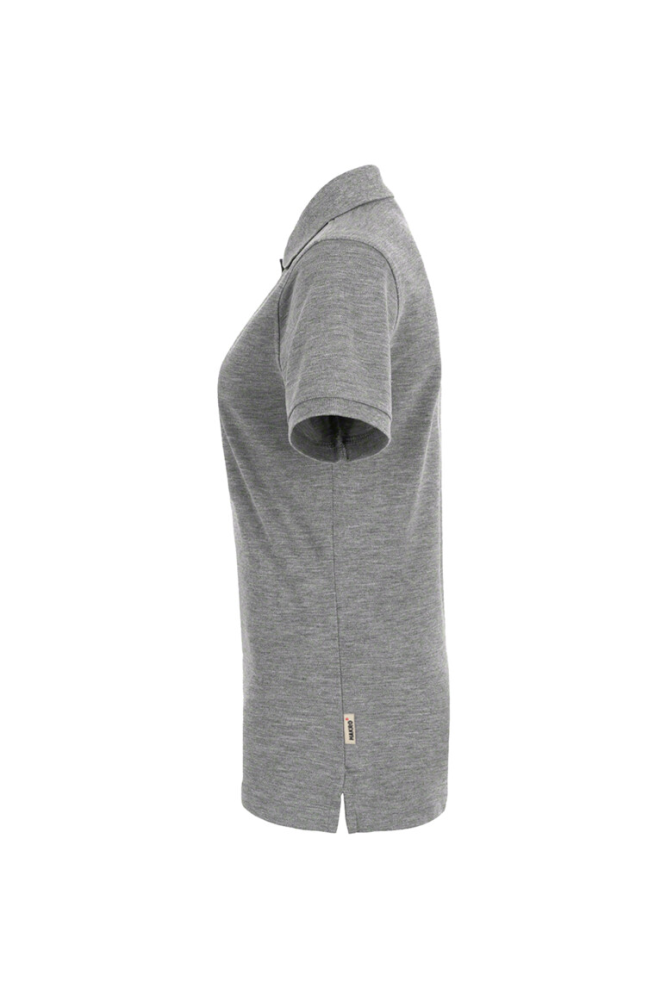 HAKRO Damen Poloshirt Top, grau meliert, L