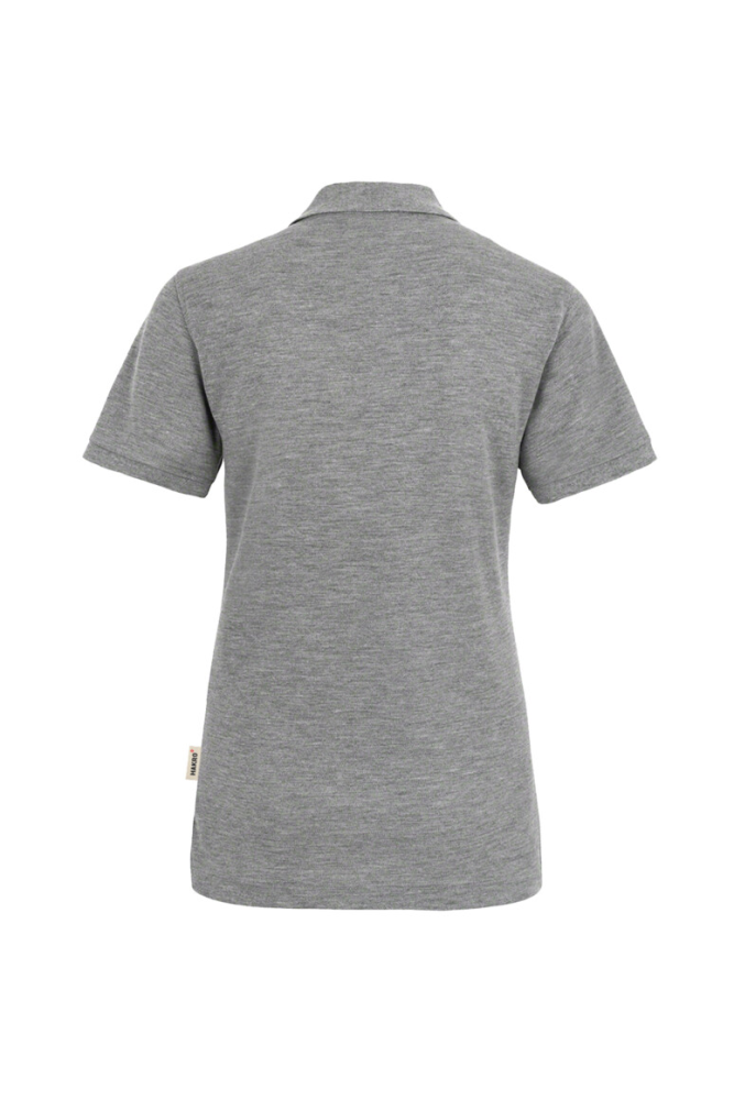 HAKRO Damen Poloshirt Top, grau meliert, L