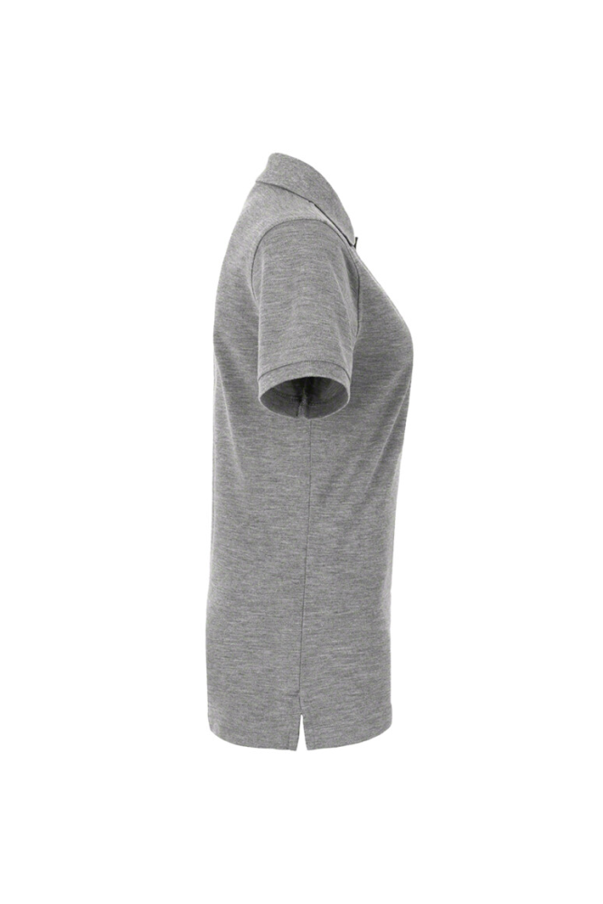 HAKRO Damen Poloshirt Top, grau meliert, L