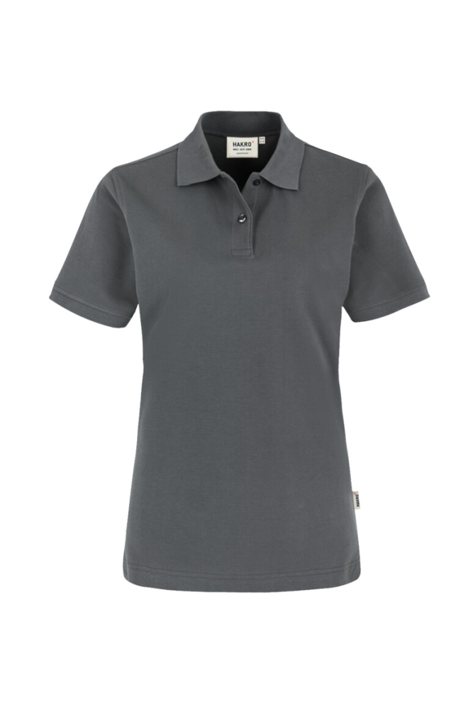HAKRO Damen Poloshirt Top, graphit, XS