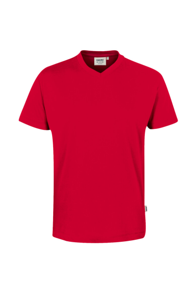 HAKRO V-Shirt Classic, rot