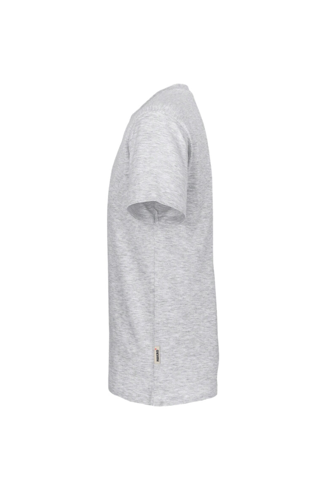 HAKRO V-Shirt Classic, ash meliert, 2XL