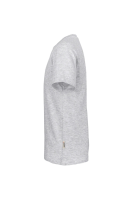 HAKRO V-Shirt Classic, ash meliert, 2XL