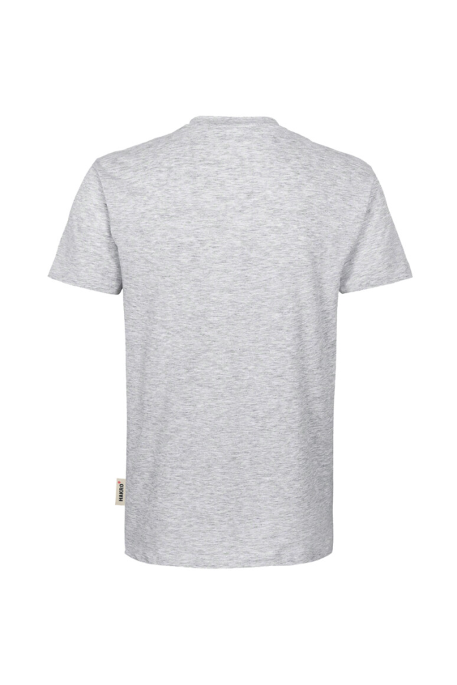 HAKRO V-Shirt Classic, ash meliert, 2XL
