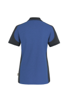 HAKRO Damen Poloshirt Contrast MIKRALINAR®, royalblau/anthrazit, L