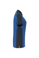 HAKRO Damen Poloshirt Contrast MIKRALINAR®, royalblau/anthrazit, L